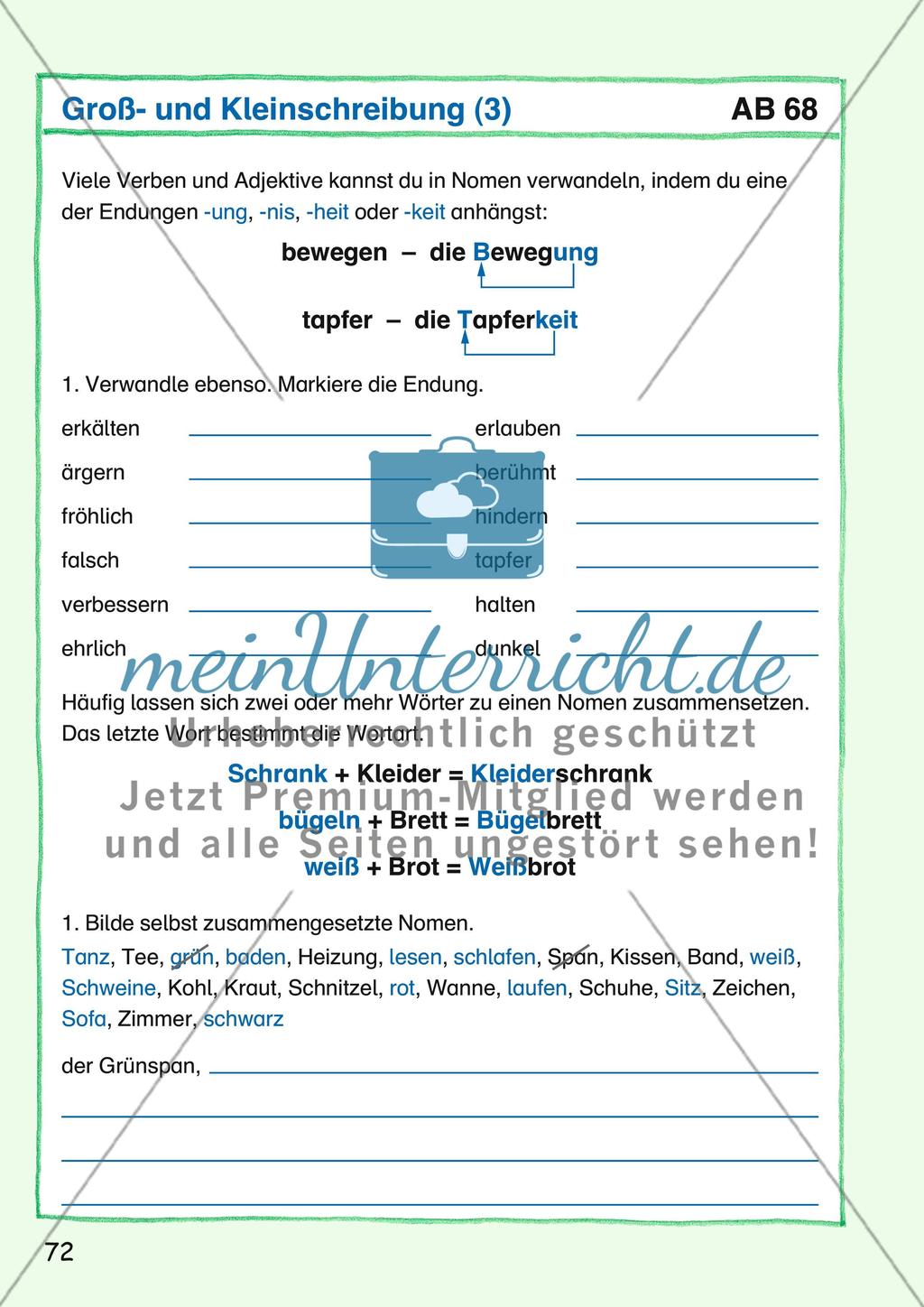 Groß- und Kleinschreibung Preview 3