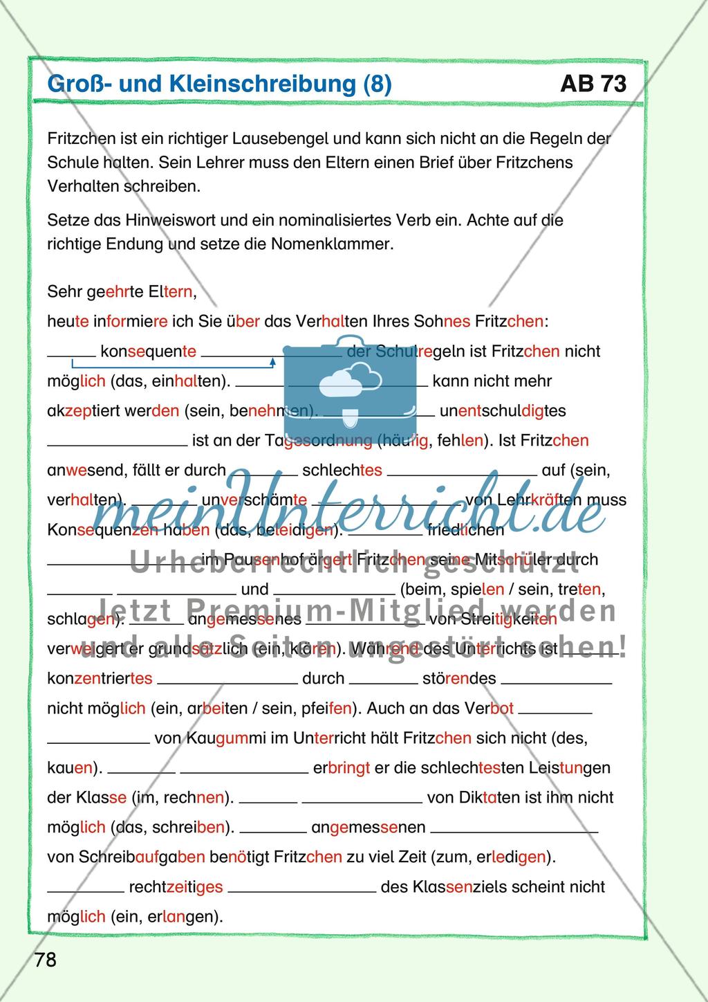 Groß- und Kleinschreibung Preview 9