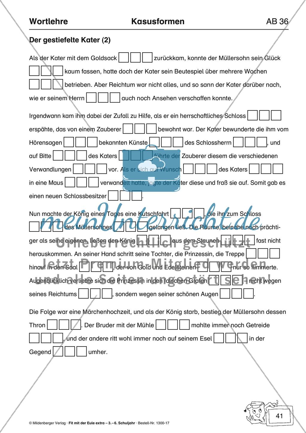 Wortlehre: Kasusformen Preview 19