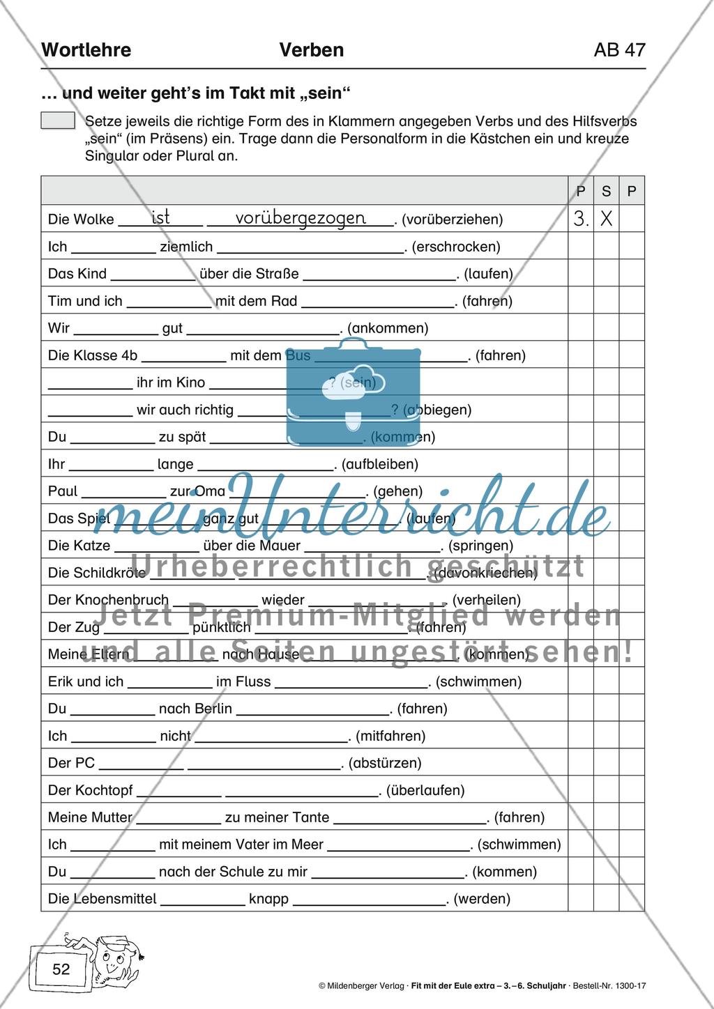 Wortlehre: Verben Preview 11