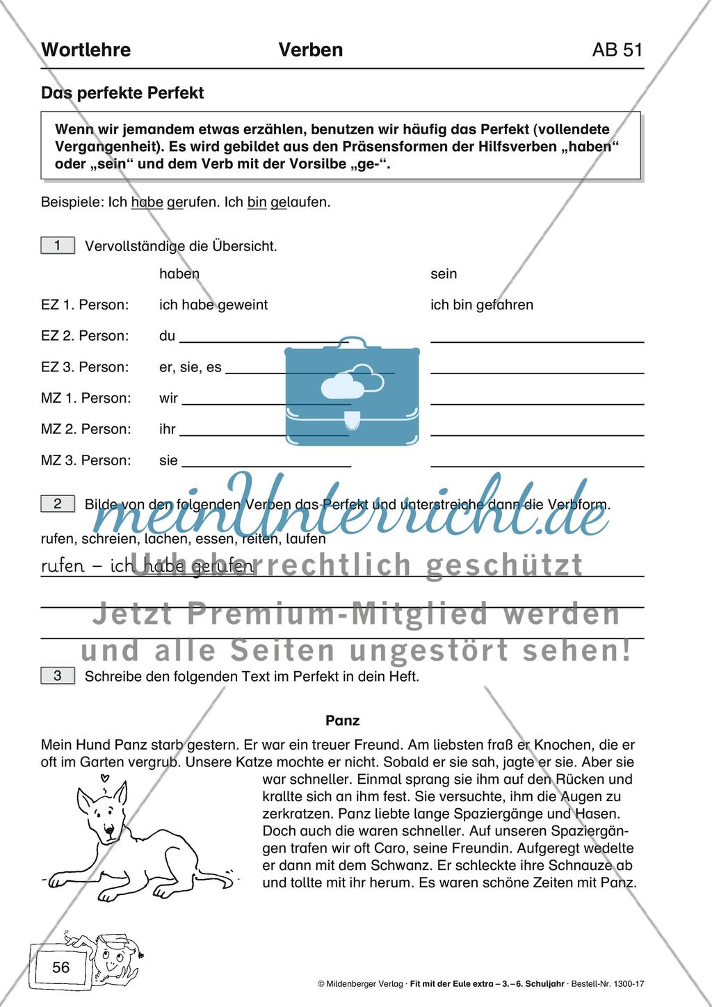 Wortlehre: Verben Preview 15