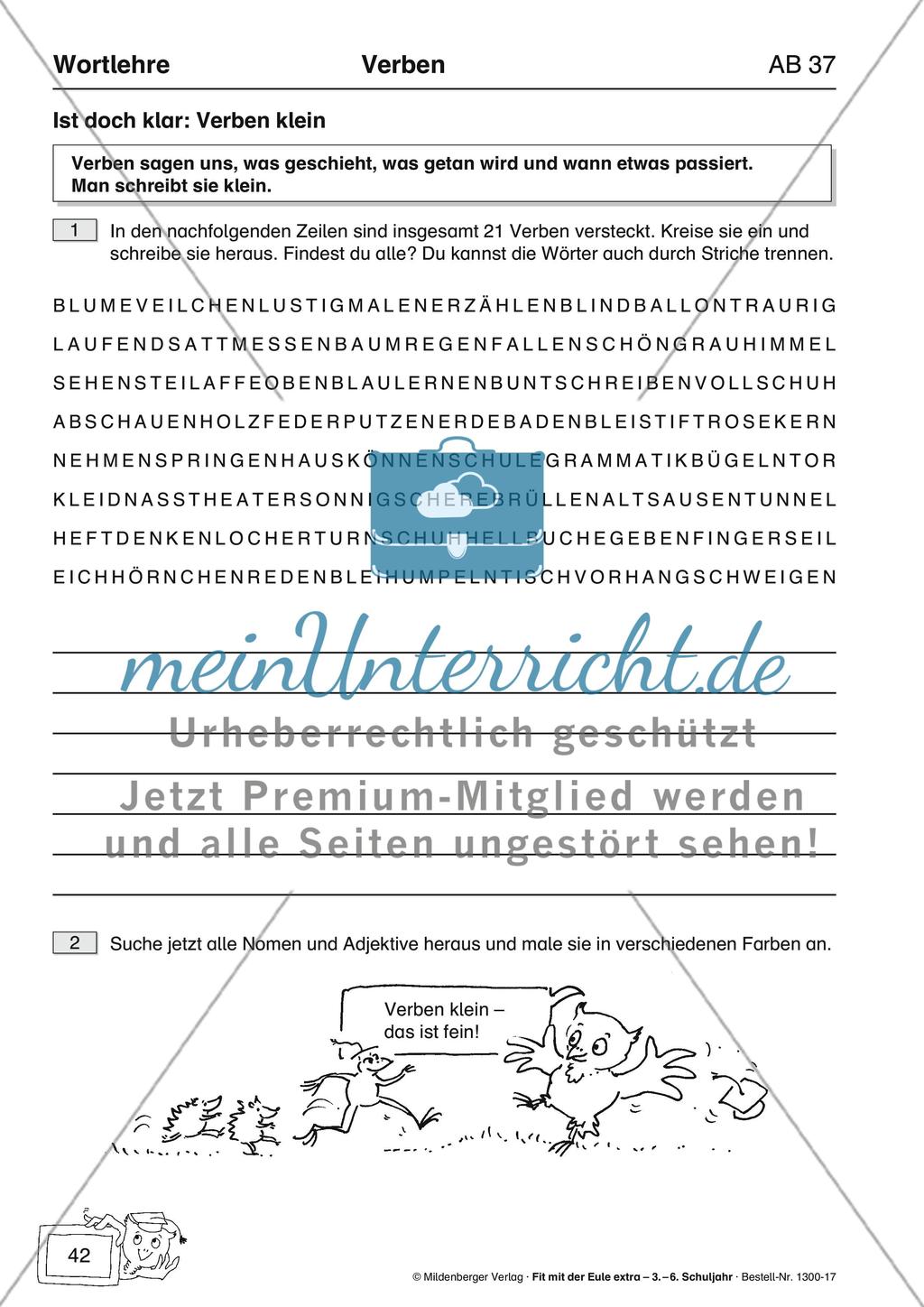 Wortlehre: Verben Preview 1