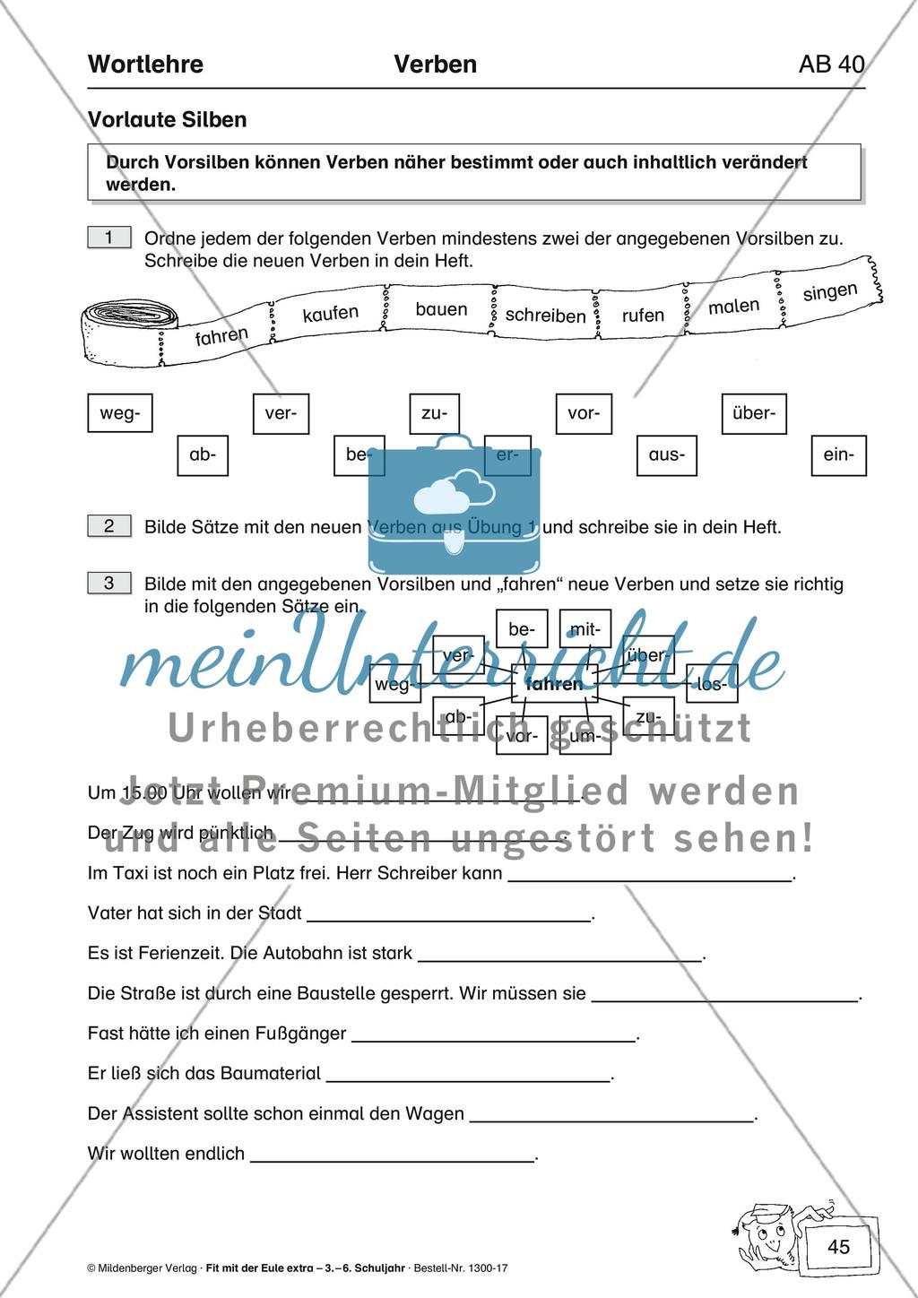 Wortlehre: Verben Preview 4