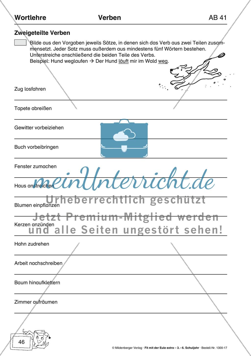 Wortlehre: Verben Preview 5