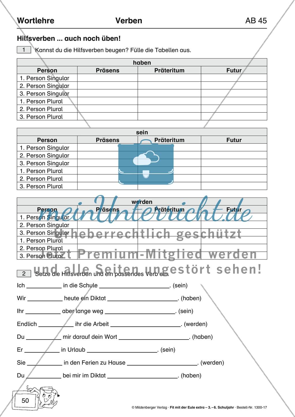 Wortlehre: Verben Preview 9