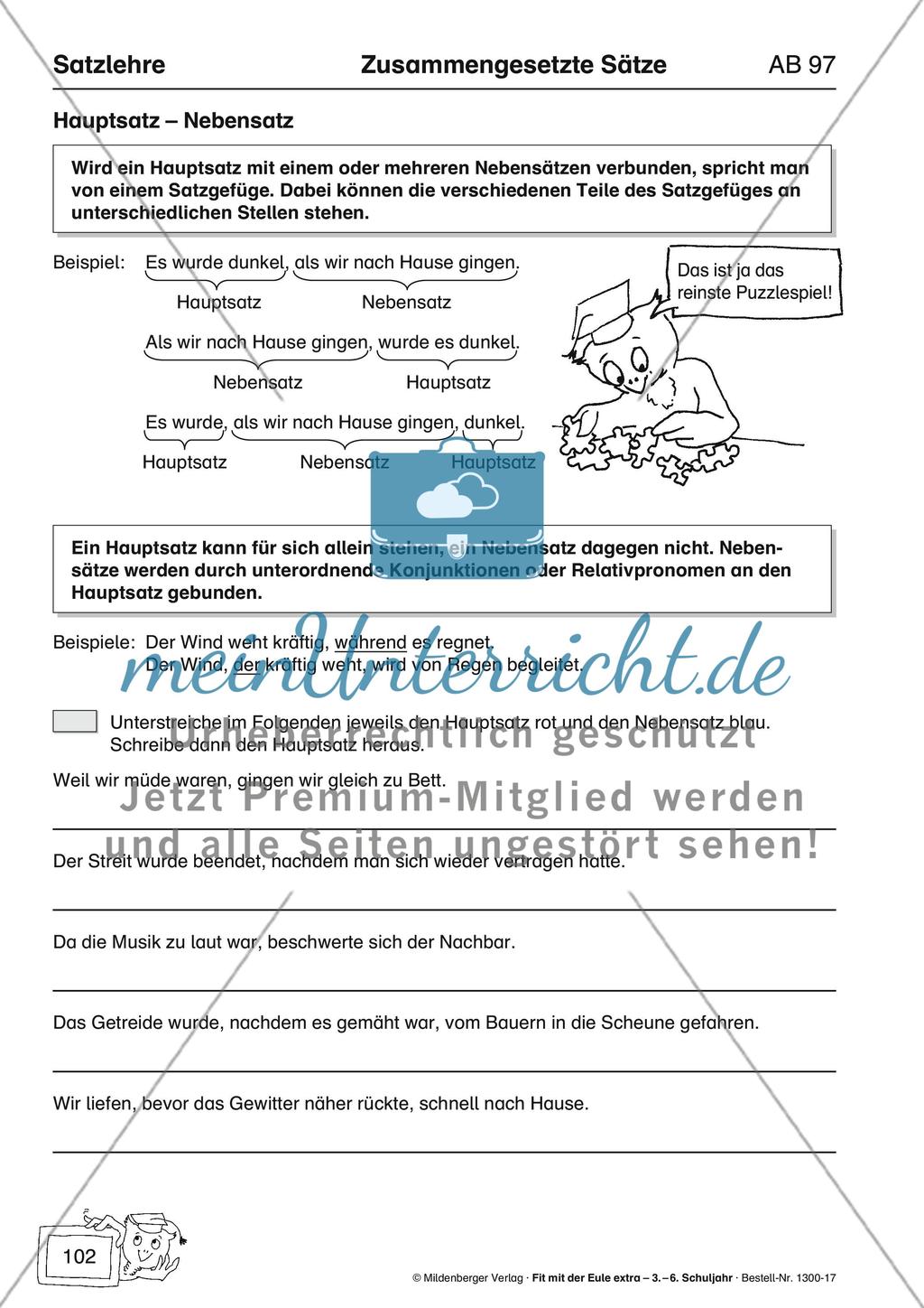 Zusammengesetzte Sätze Preview 1