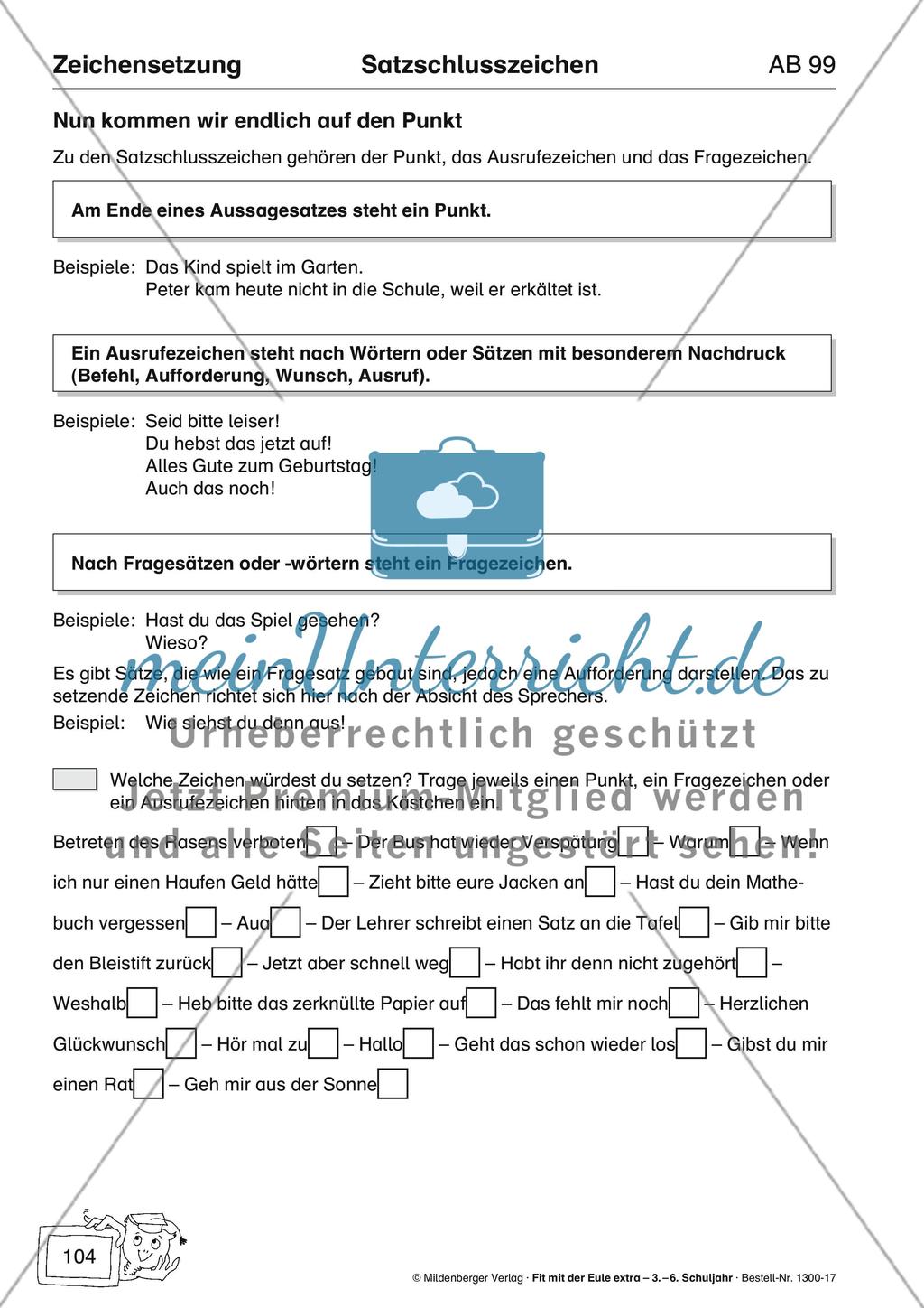 Satzschlusszeichen Preview 1