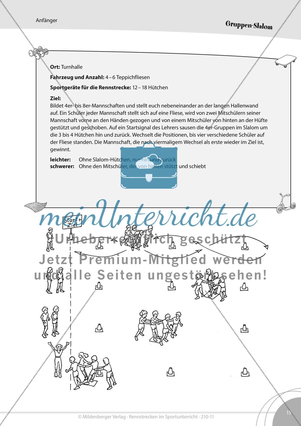 Rennstrecken mit Teppichfliesen Preview 11