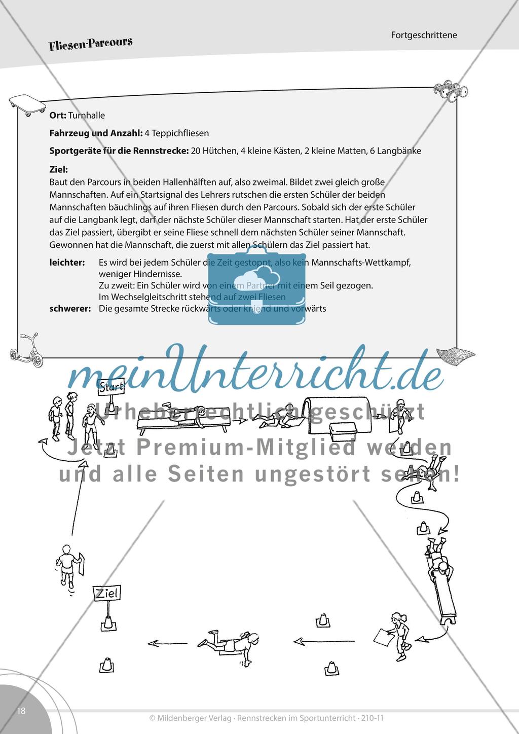 Rennstrecken mit Teppichfliesen Preview 14
