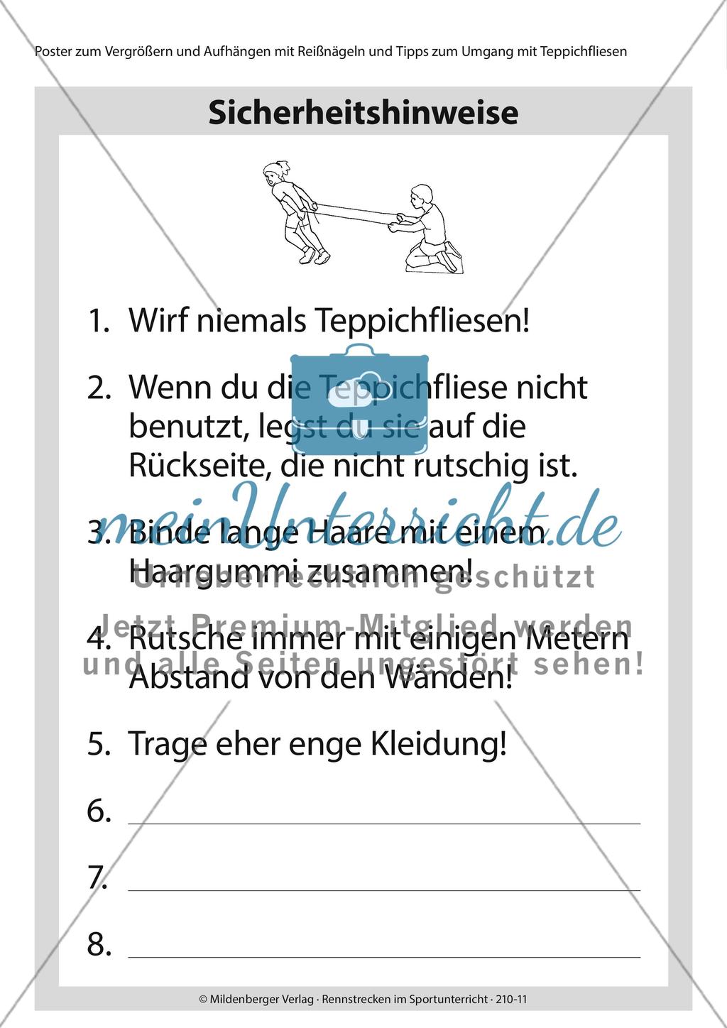 Rennstrecken mit Teppichfliesen Preview 2