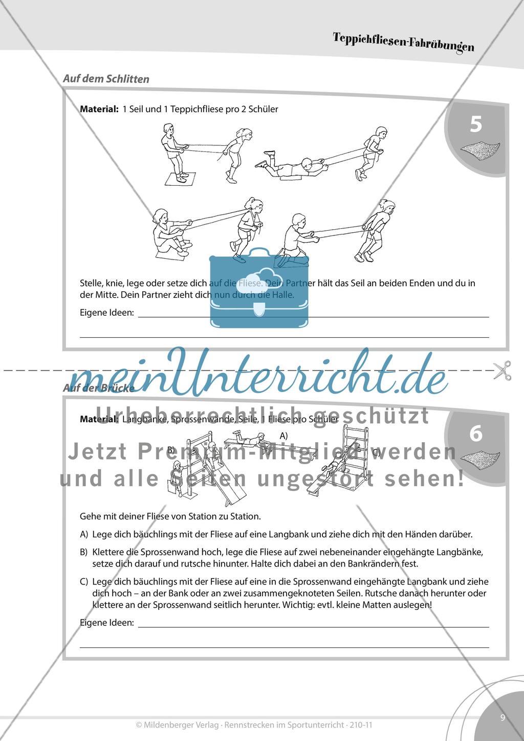 Rennstrecken mit Teppichfliesen Preview 5
