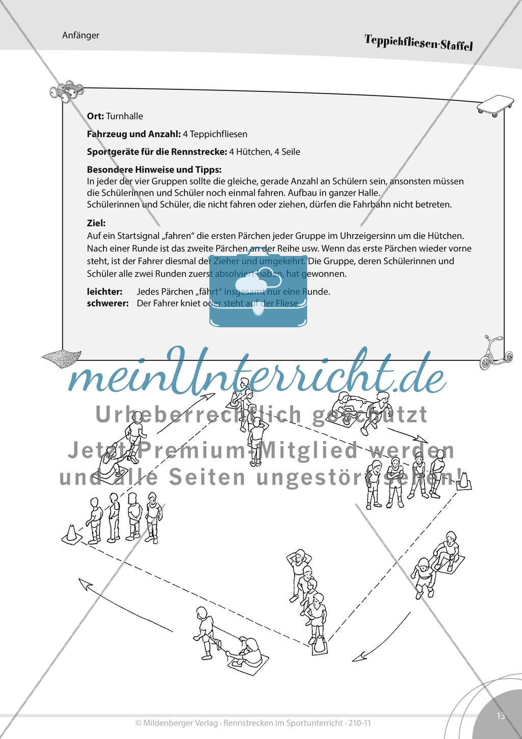 Rennstrecken mit Teppichfliesen Preview 9