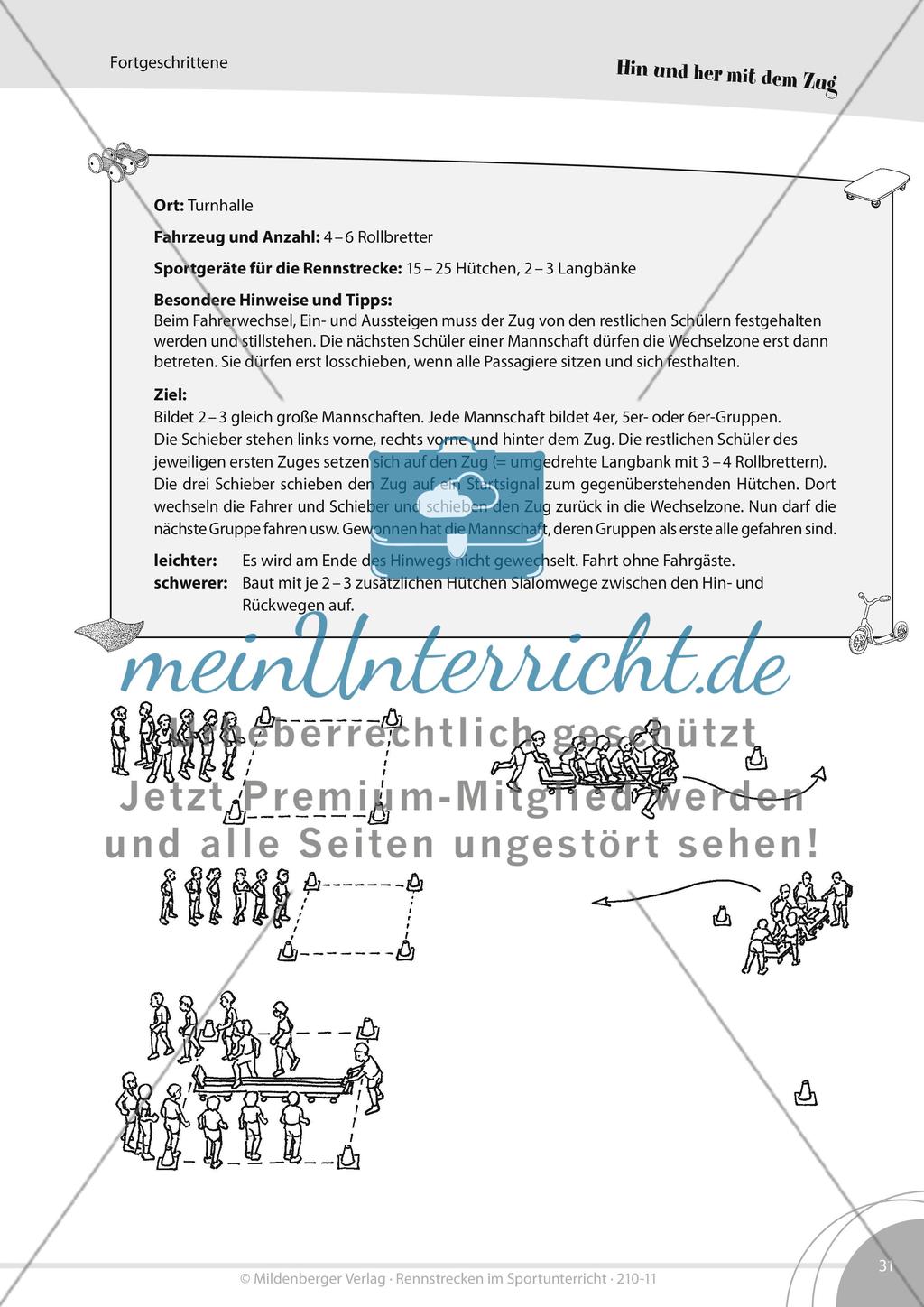 Rennstrecken mit Rollbrettern Preview 13
