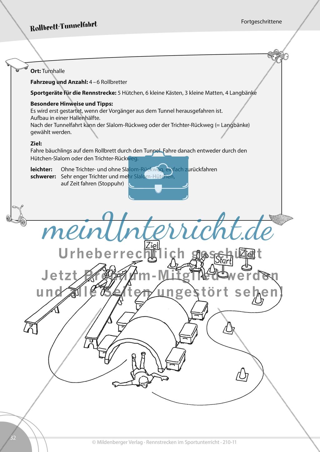 Rennstrecken mit Rollbrettern Preview 14