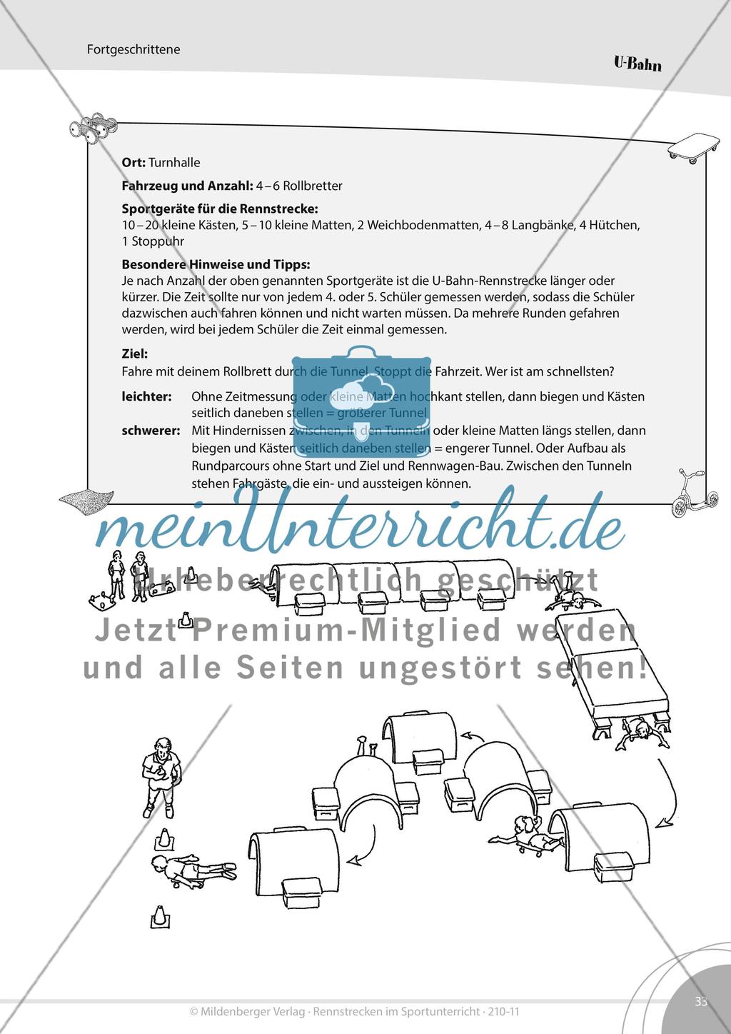 Rennstrecken mit Rollbrettern Preview 15
