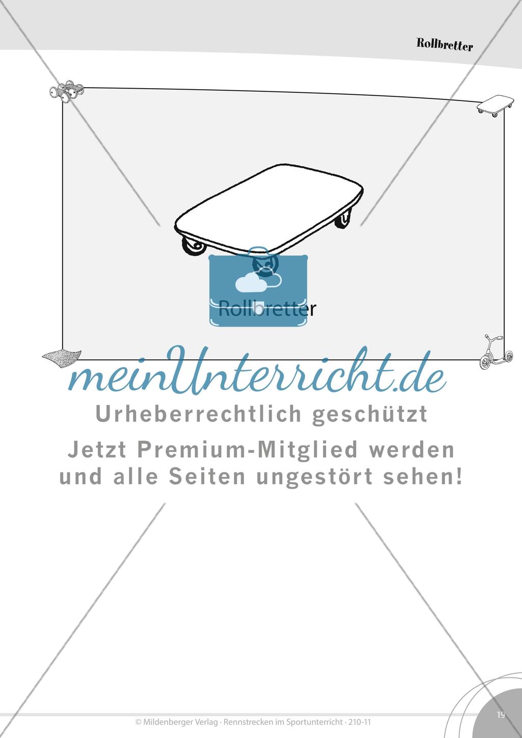 Rennstrecken mit Rollbrettern Preview 1