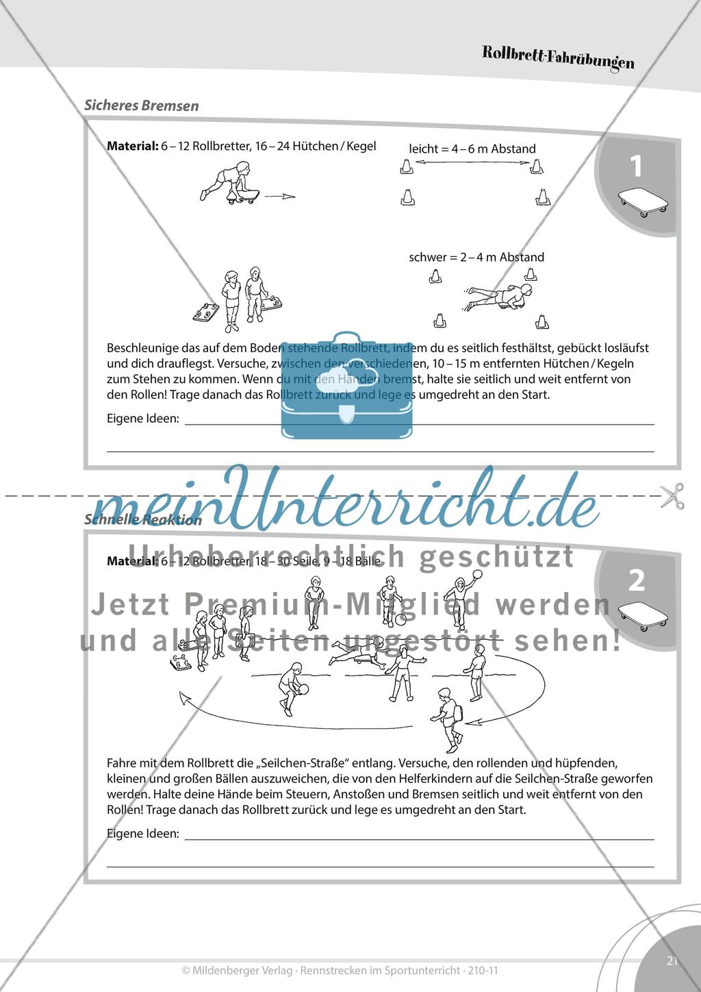 Rennstrecken mit Rollbrettern Preview 3