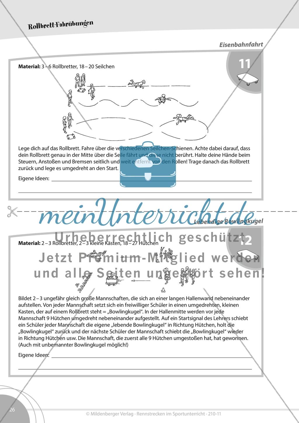 Rennstrecken mit Rollbrettern Preview 8