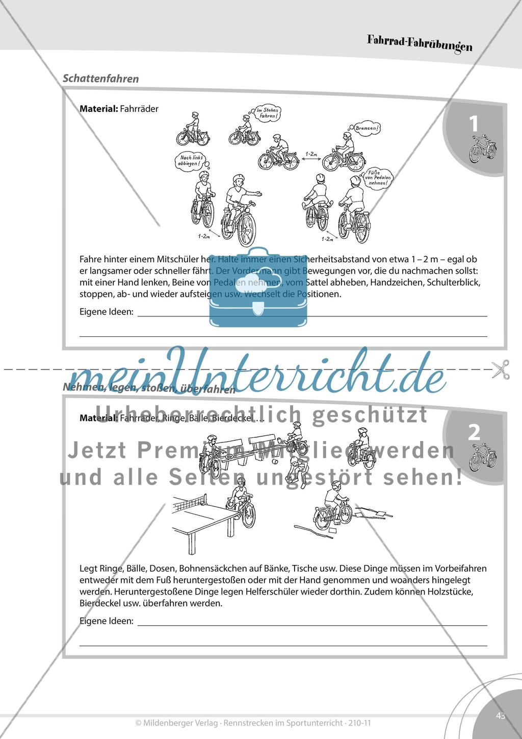 Rennstrecken mit Fahrrädern Preview 3