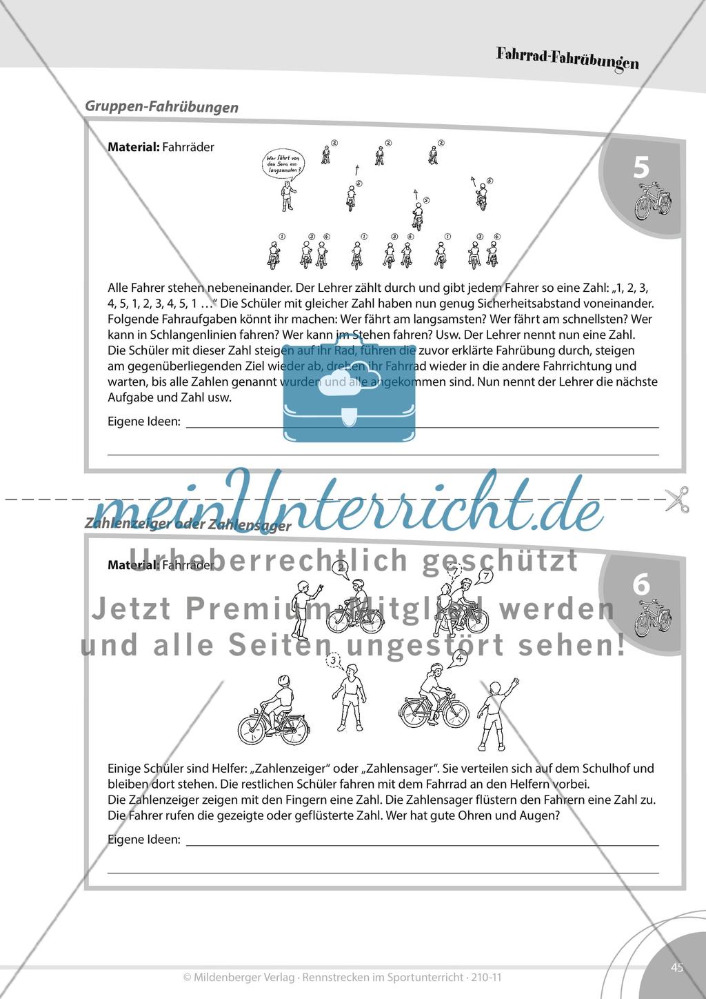 Rennstrecken mit Fahrrädern Preview 5