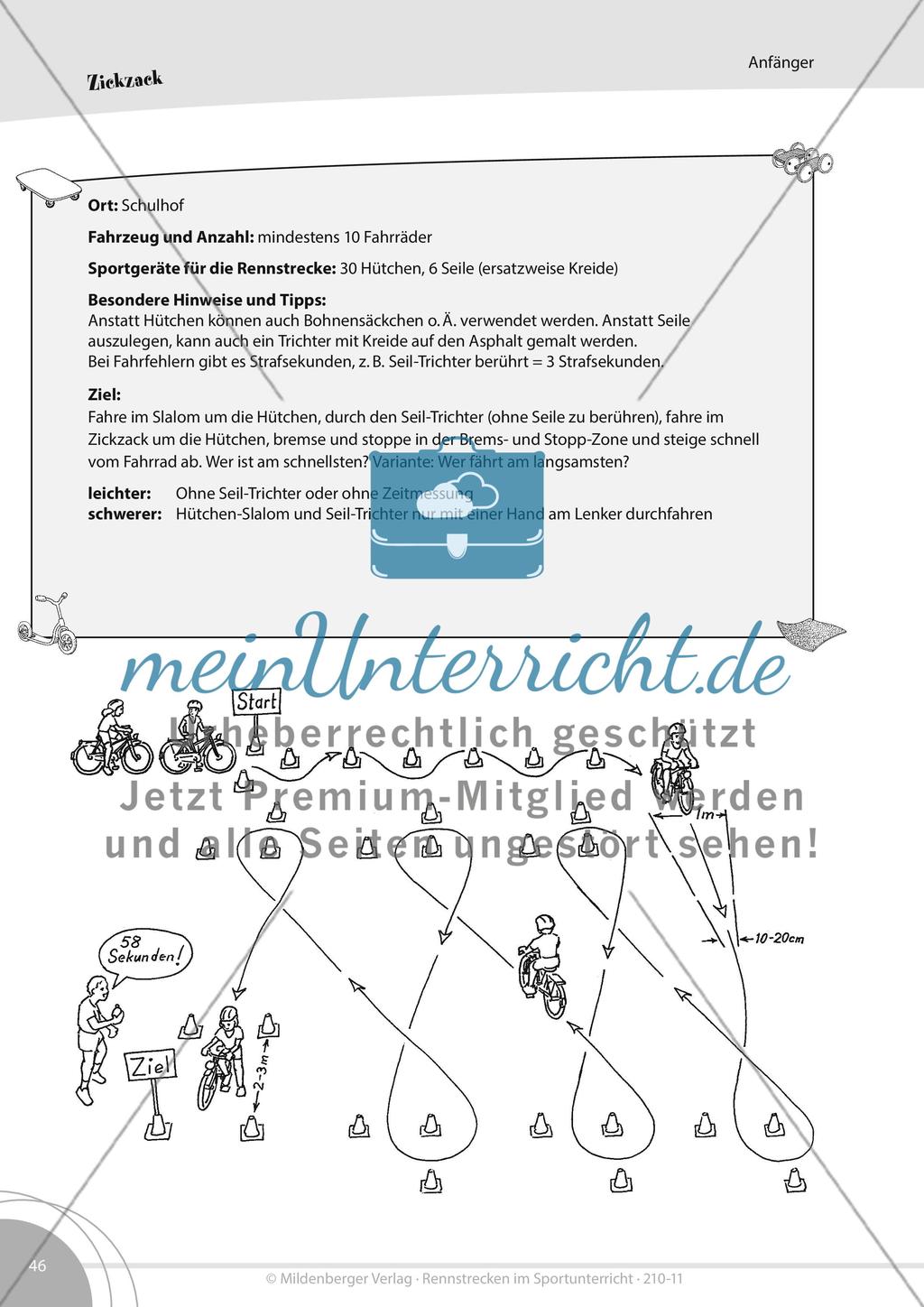 Rennstrecken mit Fahrrädern Preview 6