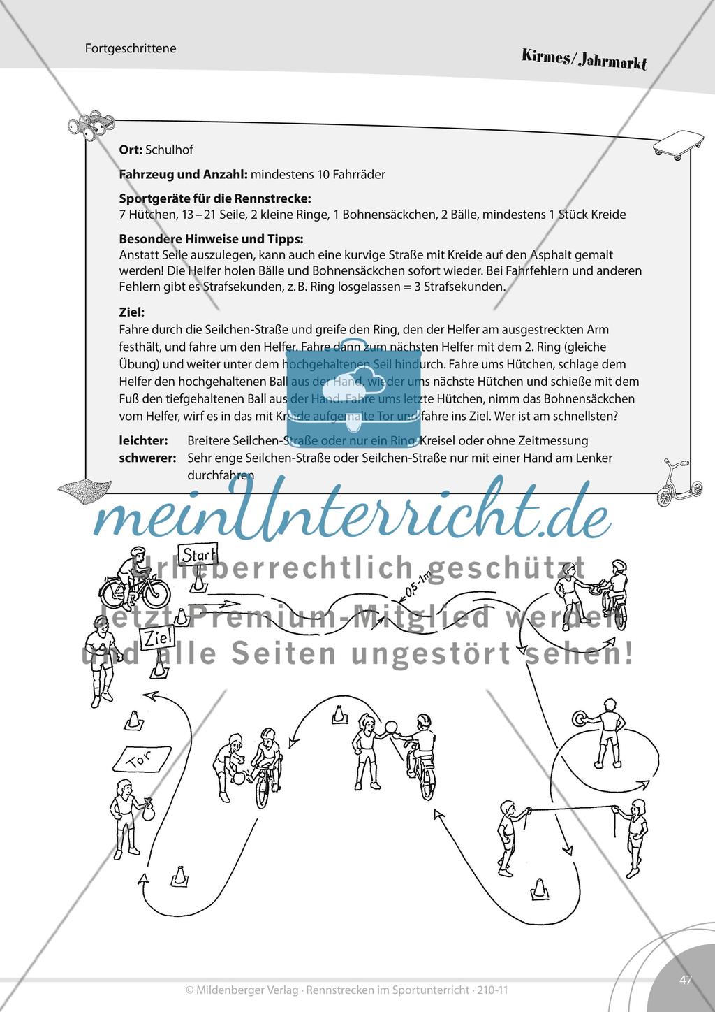 Rennstrecken mit Fahrrädern Preview 7