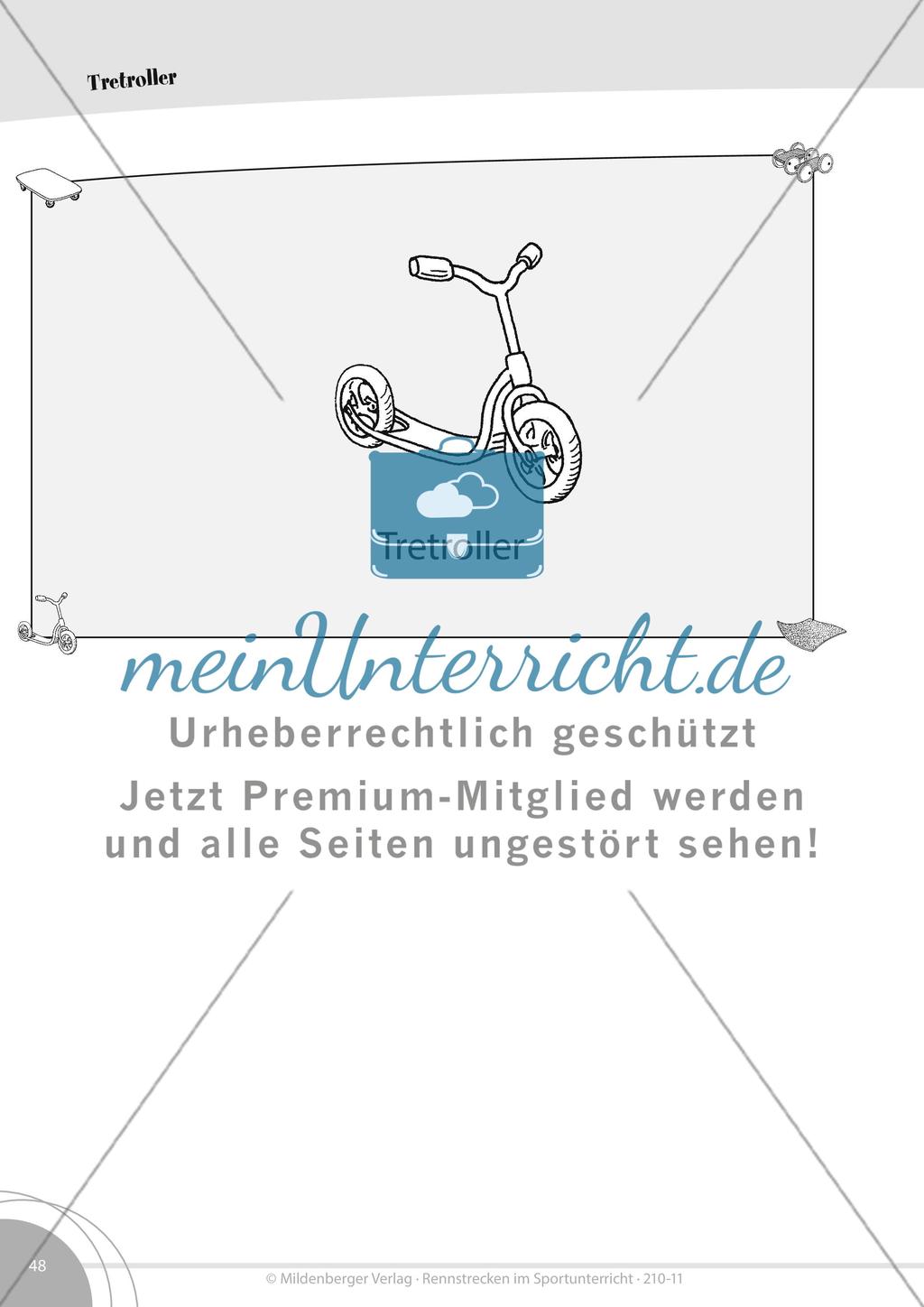 Rennstrecken mit Tretrollern Preview 1