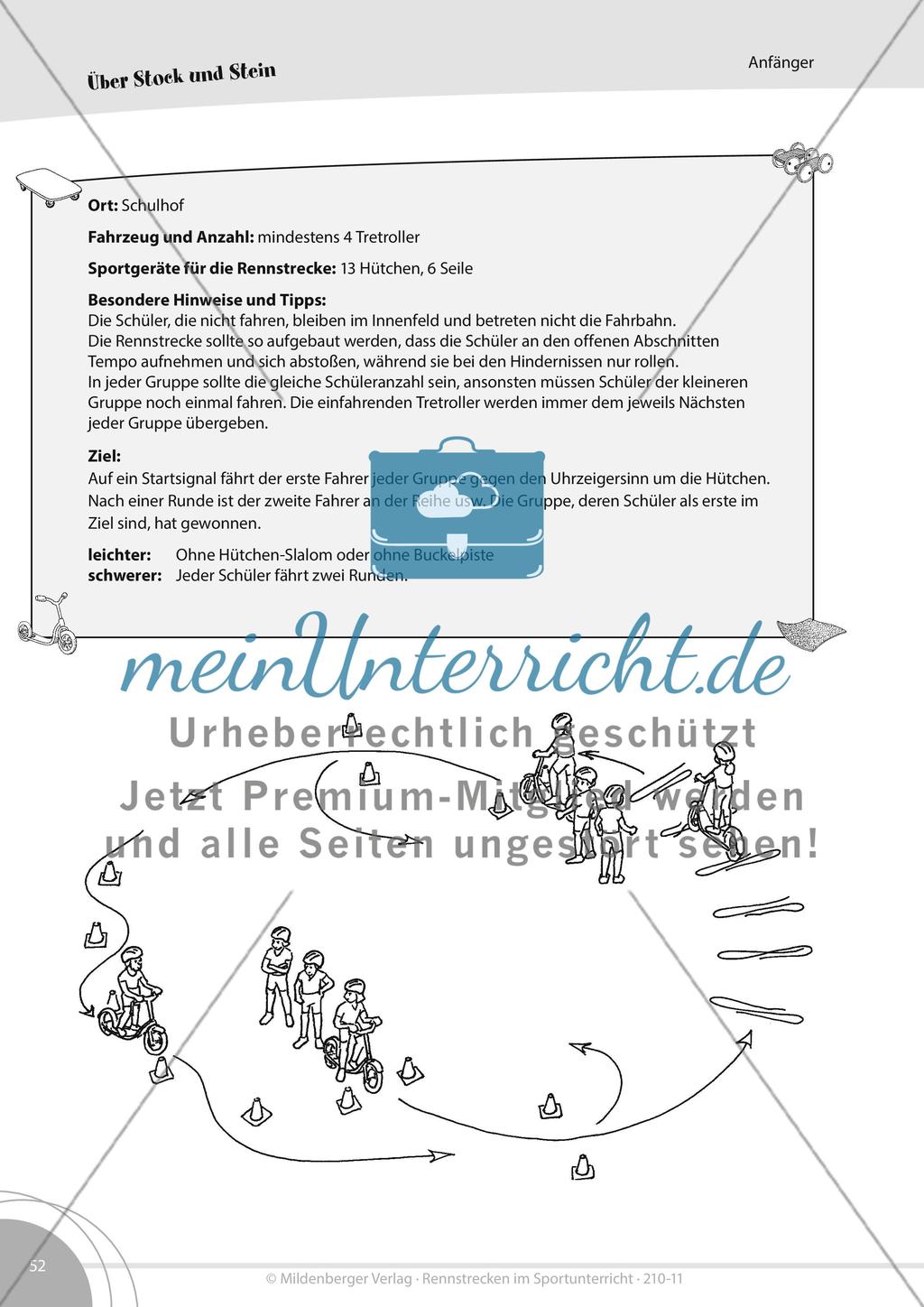 Rennstrecken mit Tretrollern Preview 5