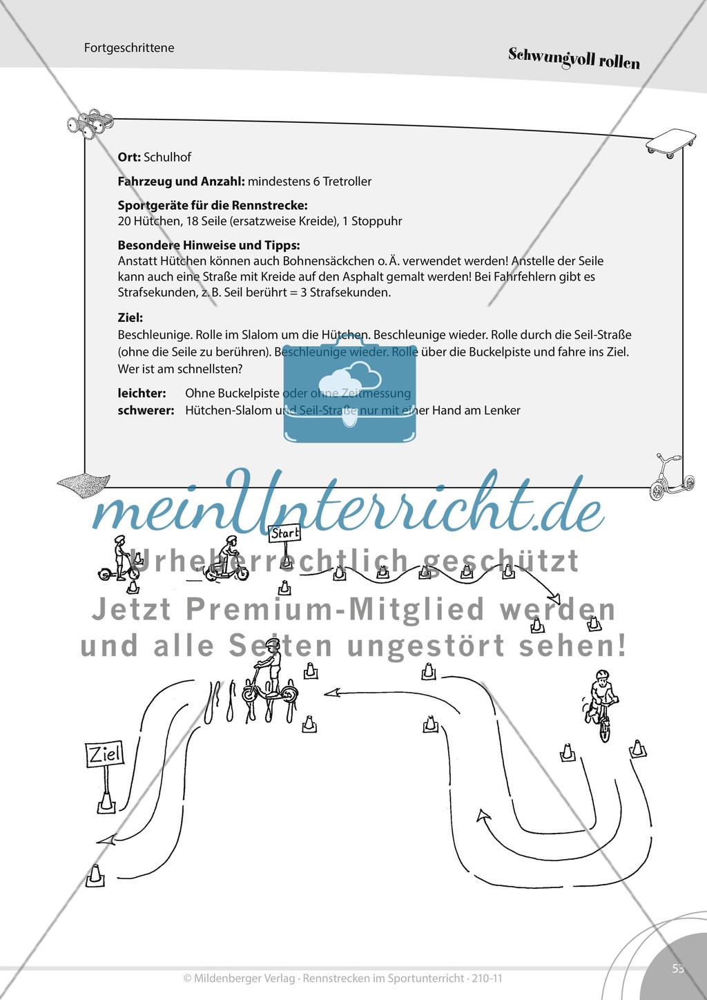 Rennstrecken mit Tretrollern Preview 6