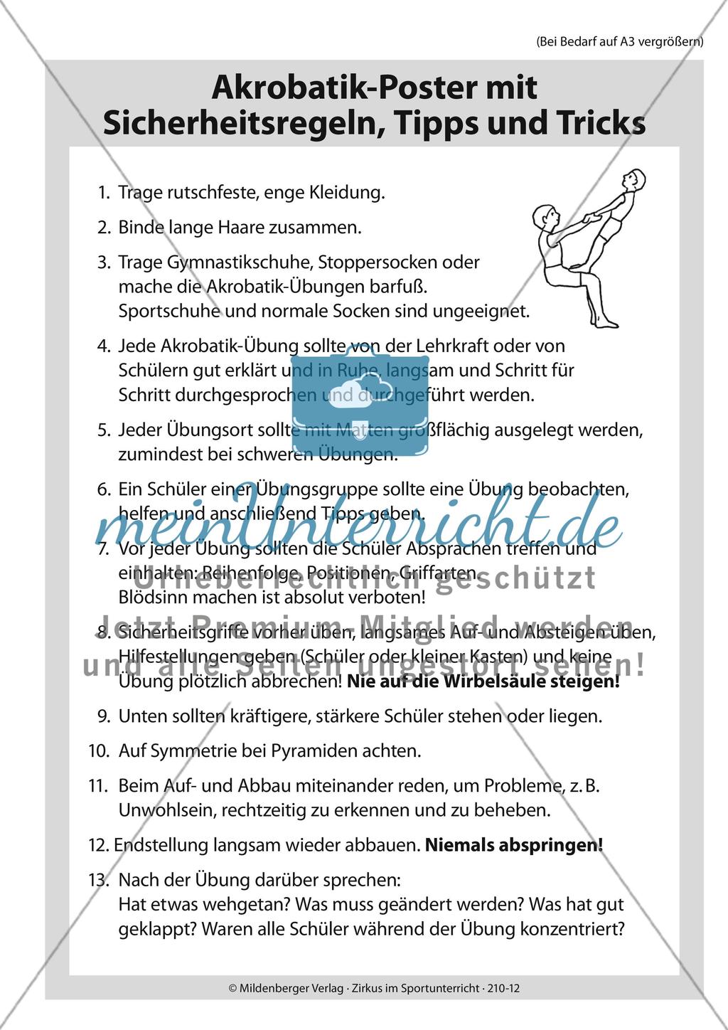 Akrobatik im Zirkus Preview 1