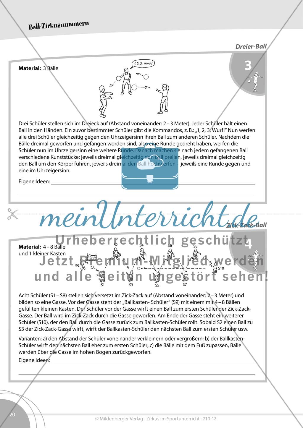 Zirkusauftritte mit Bällen Preview 3