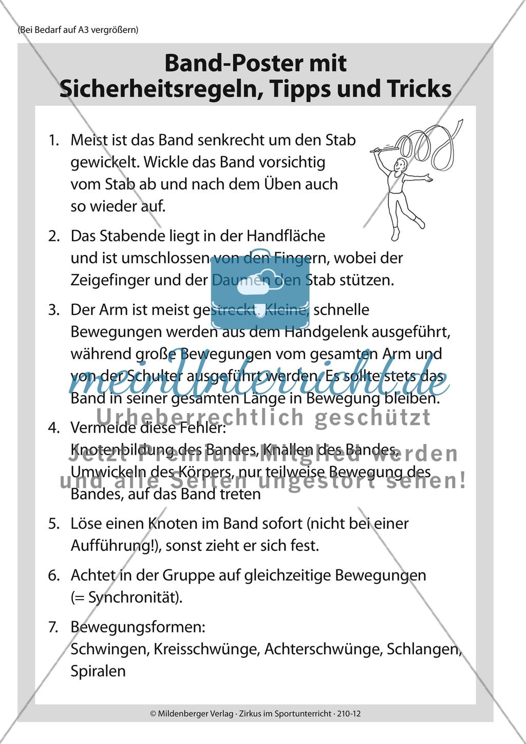 Gymnastikbänder im Zirkus Preview 1