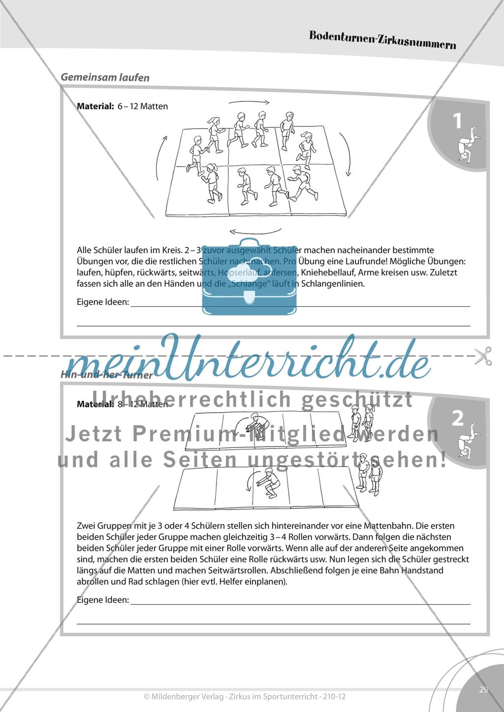 Bodenturnen im Zirkus Preview 2