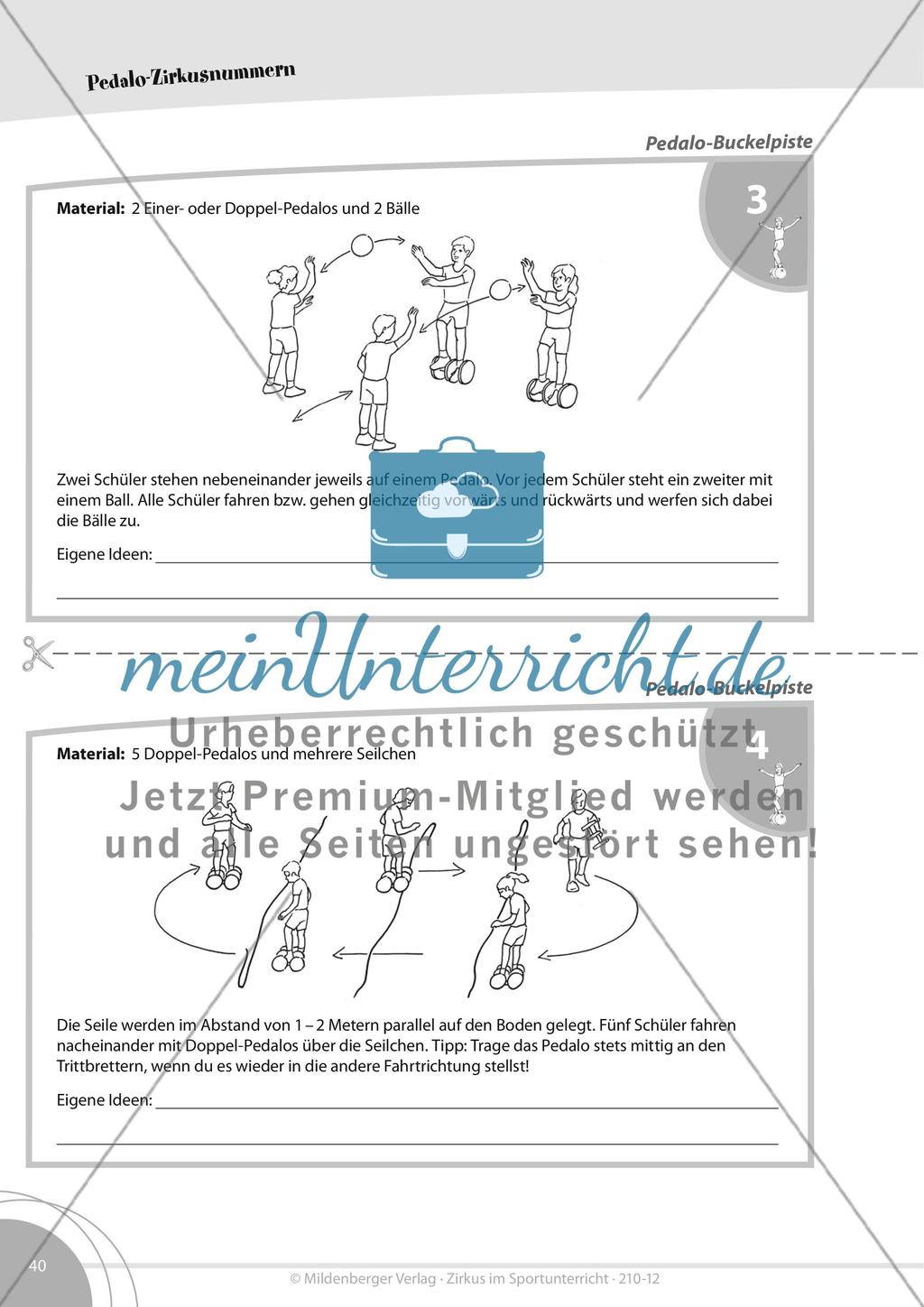 Zirkusauftritte mit einem Pedalo Preview 3