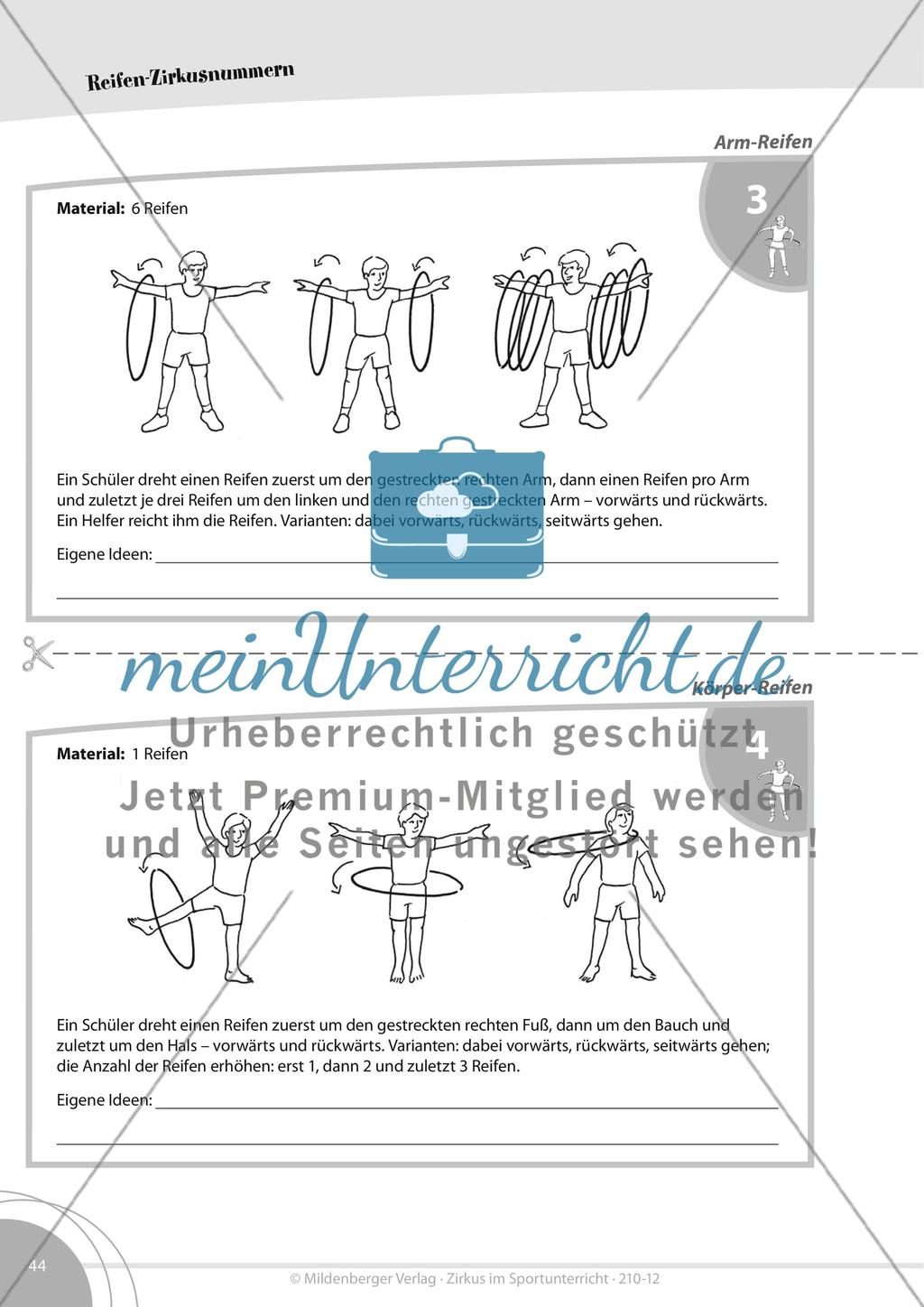 Zirkusauftritte mit Reifen Preview 3