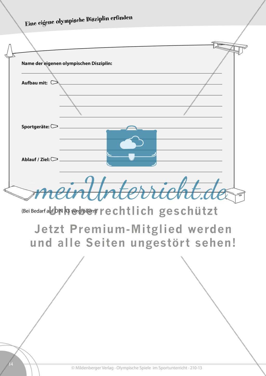 Entwurf einer eigenen olympischen Disziplin Preview 1