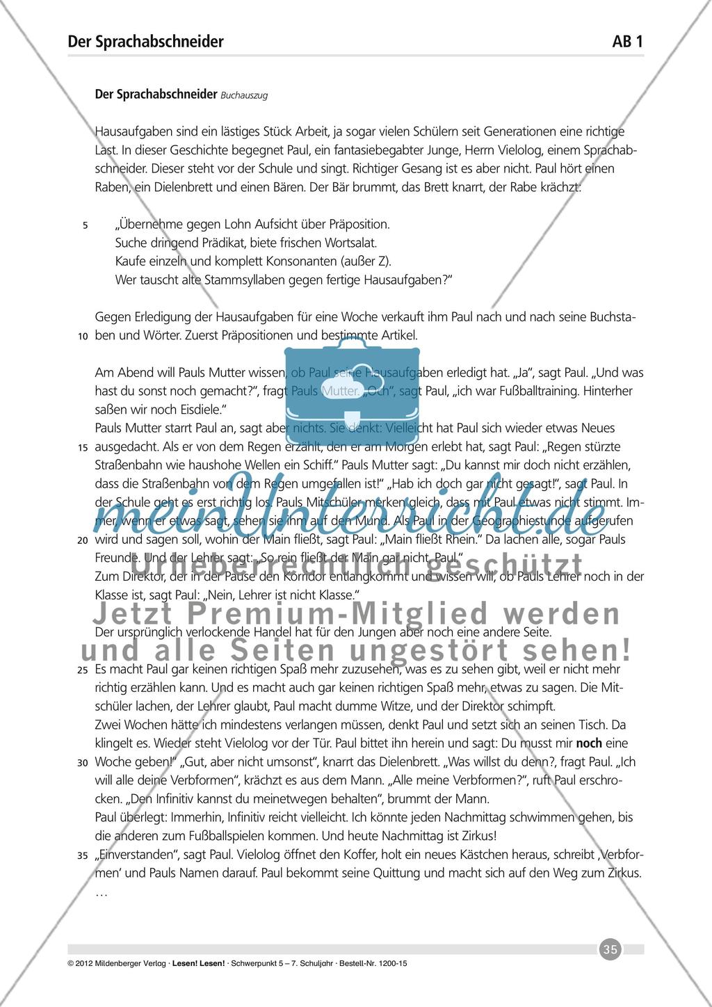 Der Sprachabschneider Preview 1