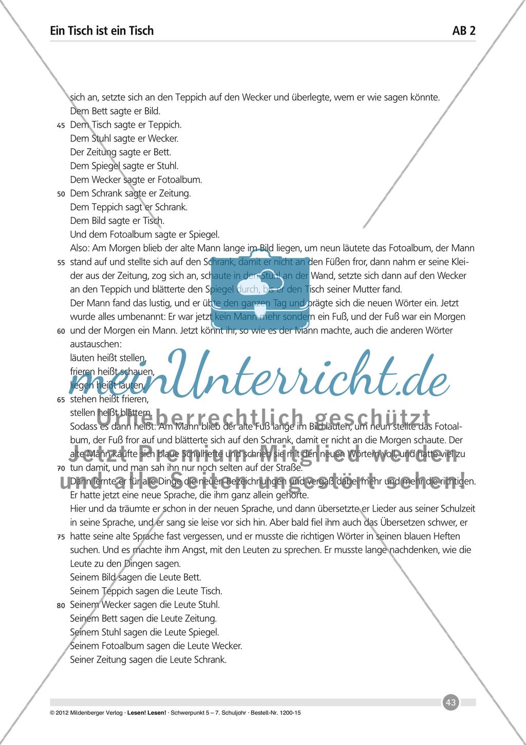 Ein Tisch ist ein Tisch Preview 2