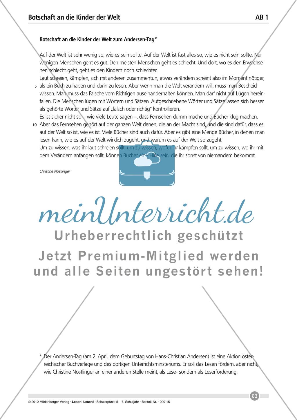 Botschaft an die Kinder der Welt Preview 1