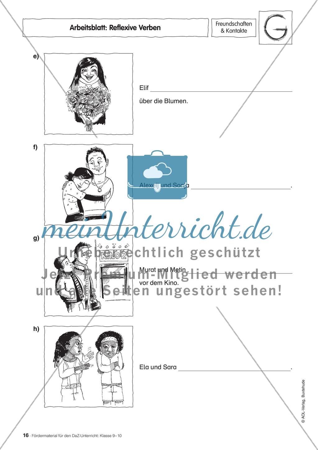 Fördermaterial für den DaZ-Unterricht: Klasse 9-10 - Teil 1 Preview 9