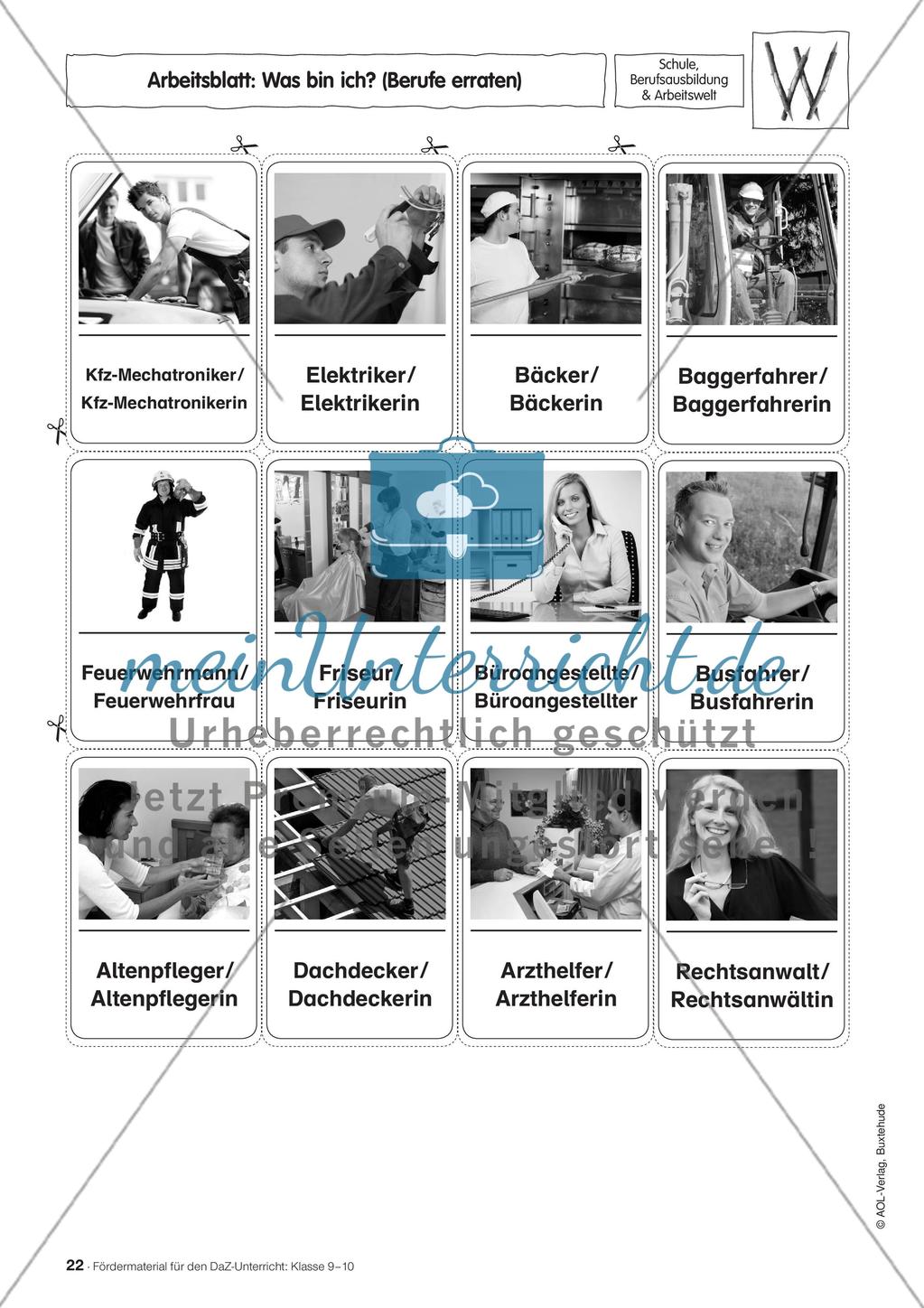 Fördermaterial für den DaZ-Unterricht: Klasse 9-10 - Teil 2 Preview 4