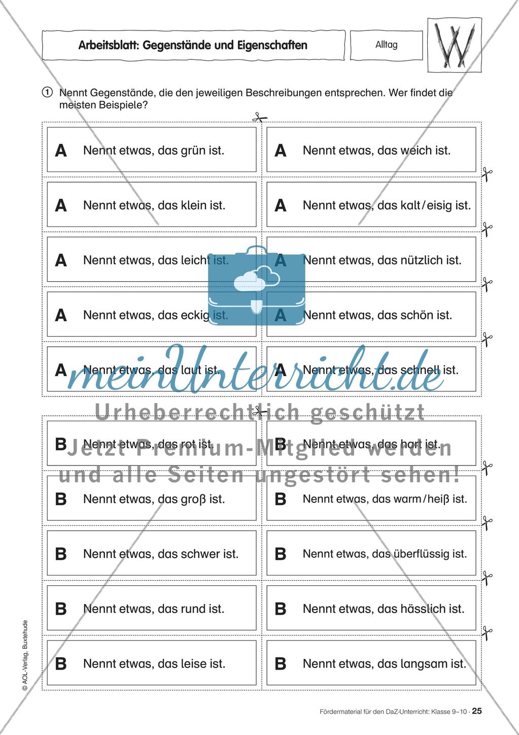 Fördermaterial für den DaZ-Unterricht: Klasse 9-10 - Teil 2 Preview 7
