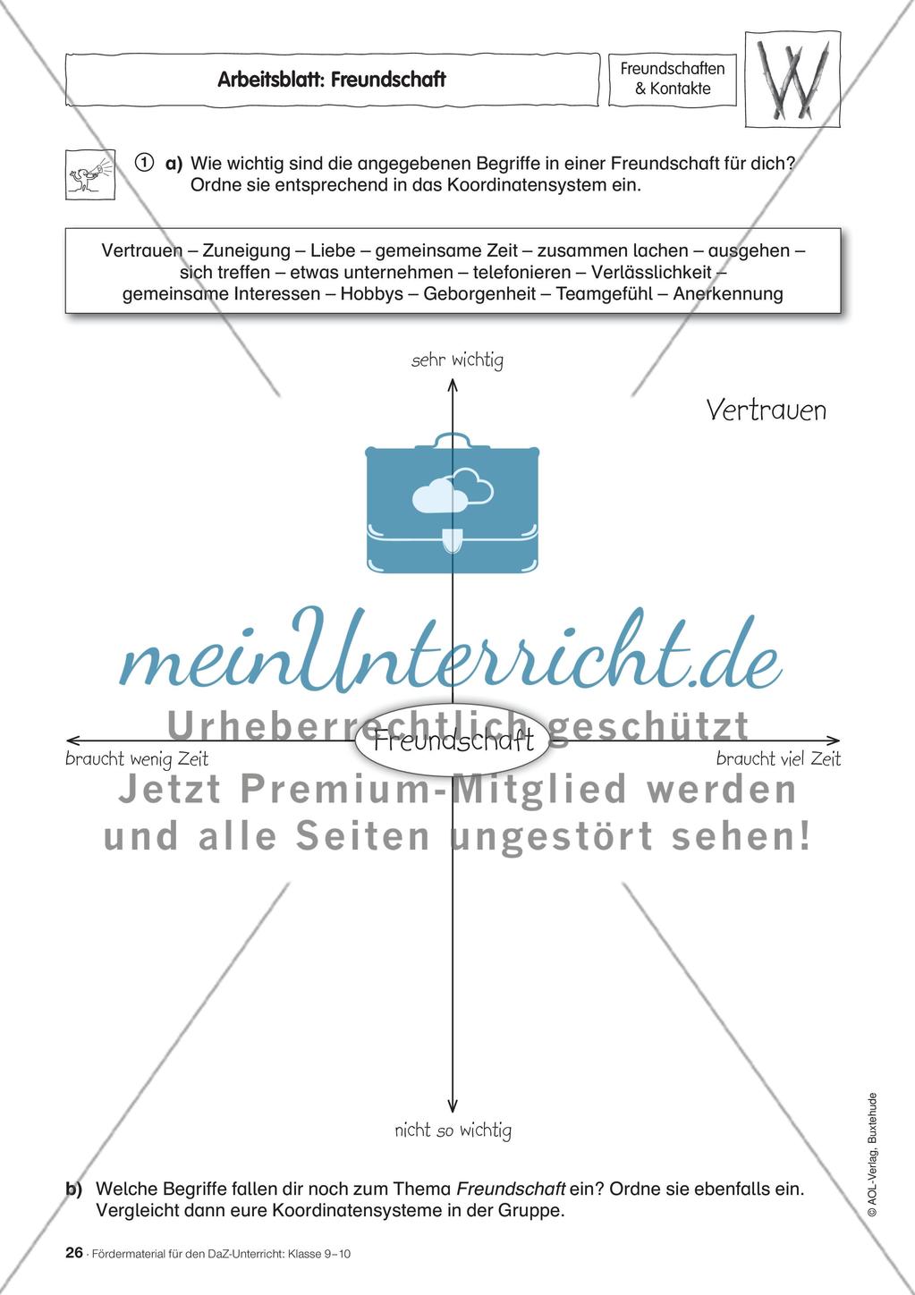 Fördermaterial für den DaZ-Unterricht: Klasse 9-10 - Teil 2 Preview 8