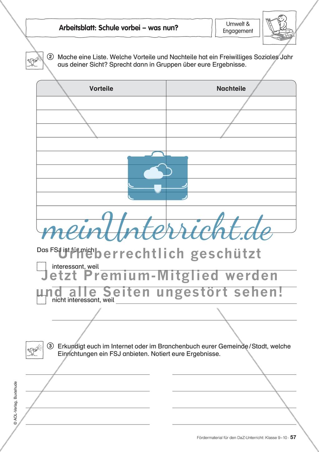 Fördermaterial für den DaZ-Unterricht: Klasse 9-10 - Teil 4 Preview 15