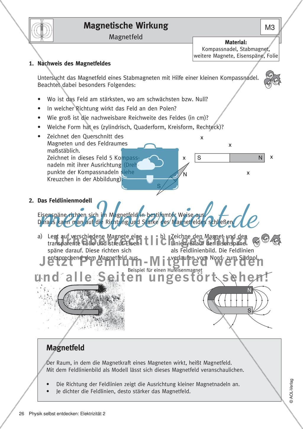 Magnetische Wirkung Karten M 1–5 Preview 3