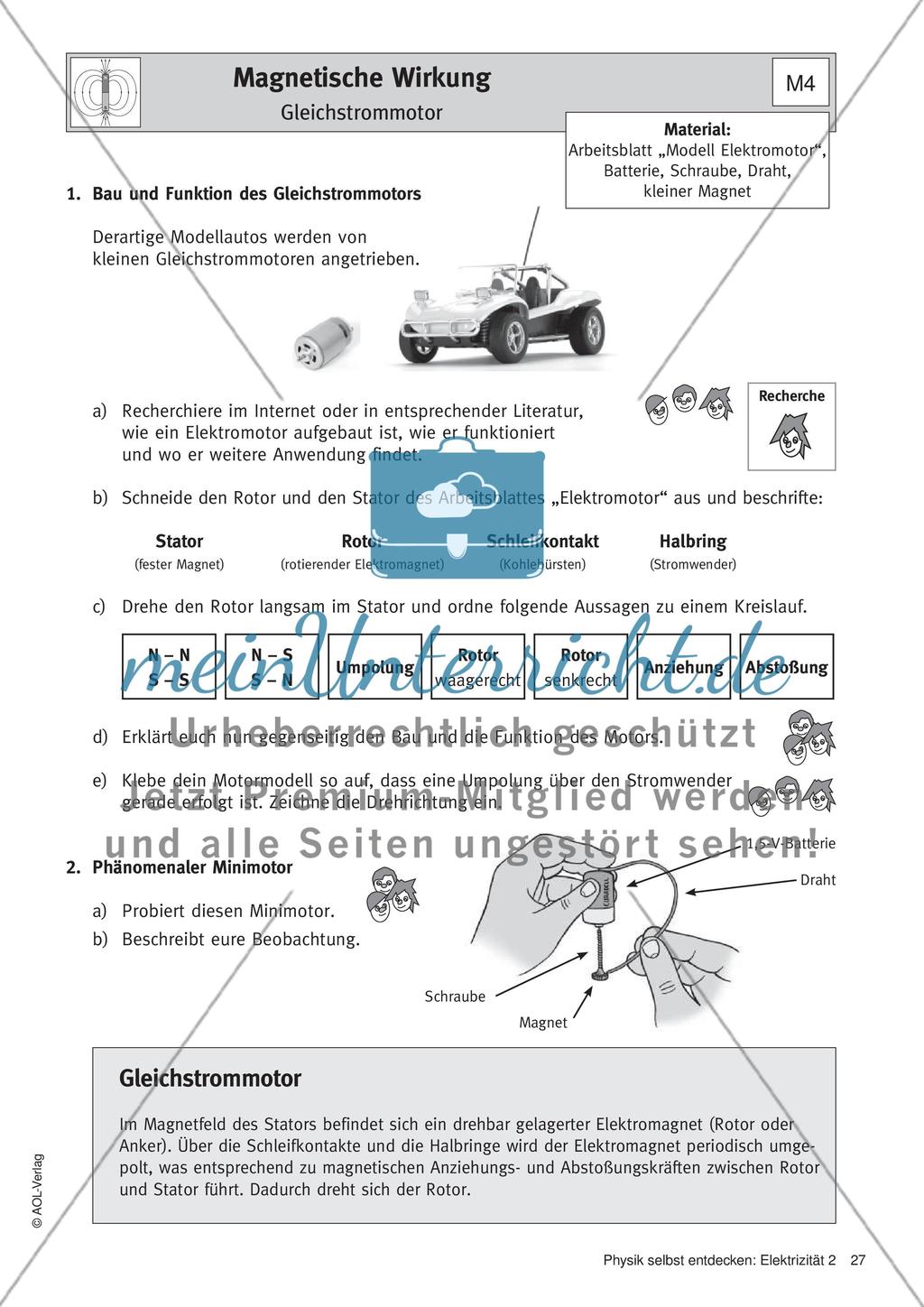 Magnetische Wirkung Karten M 1–5 Preview 4