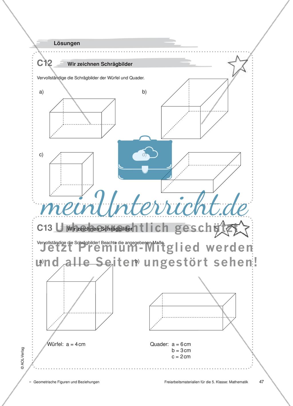 Geometrische Figuren und Beziehungen - meinUnterricht