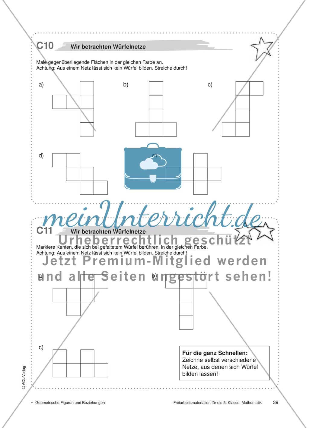 Geometrische Figuren und Beziehungen - meinUnterricht