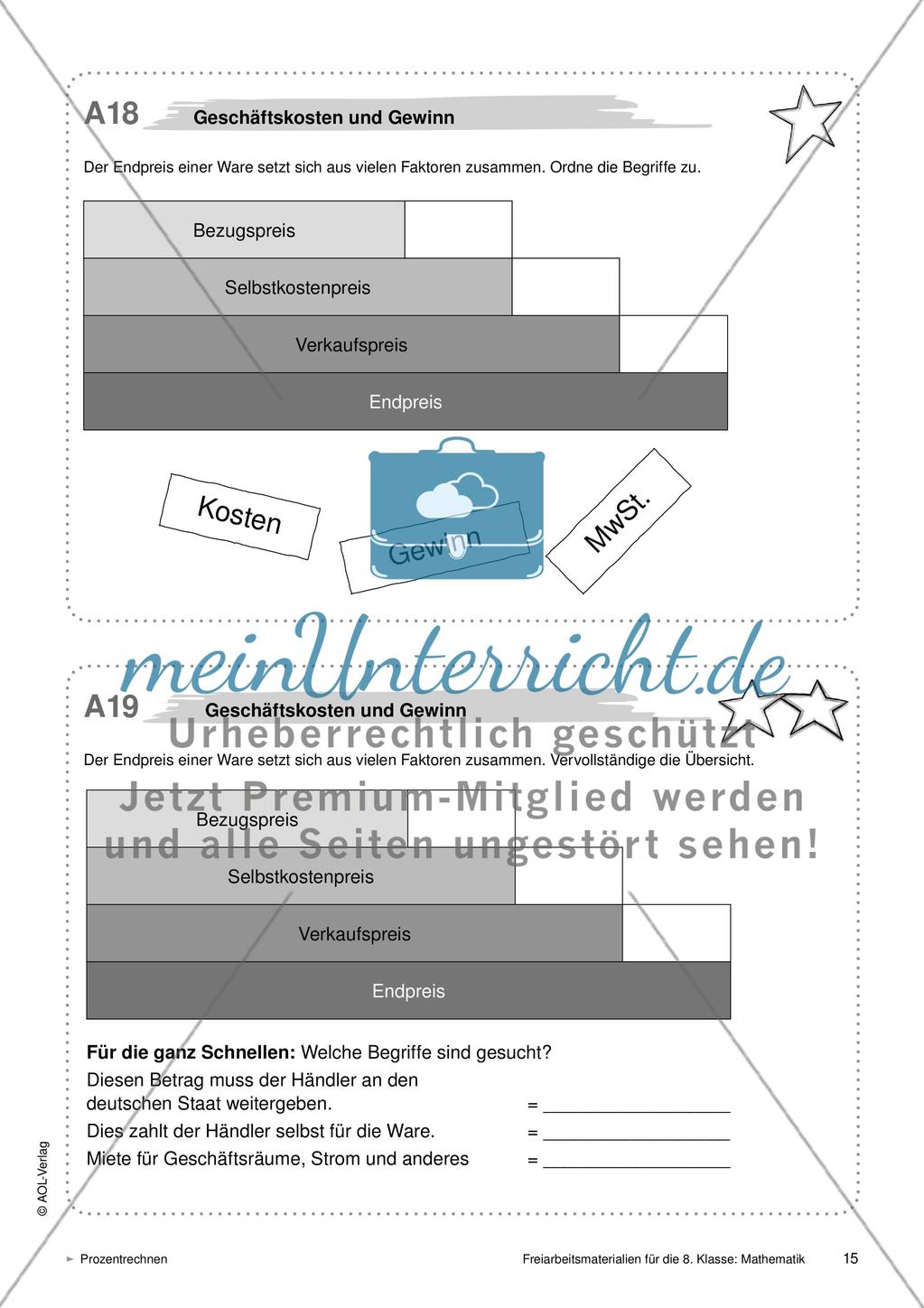 Prozentrechnen Preview 10