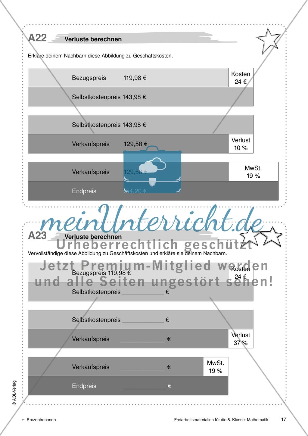 Prozentrechnen Preview 12